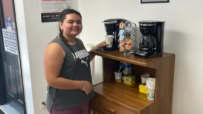 lobby coffee station